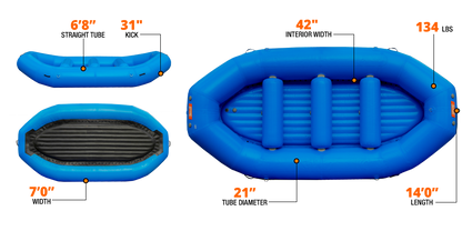 Hyside 14' Pro Raft